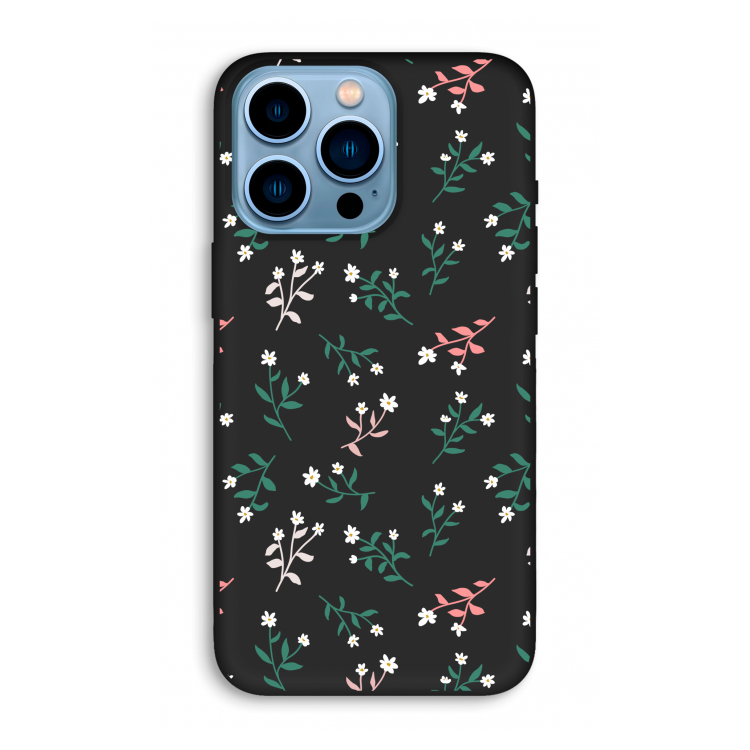 Small white flowers: iPhone 13 Pro Max Biologisch afbreekbaar hoesje