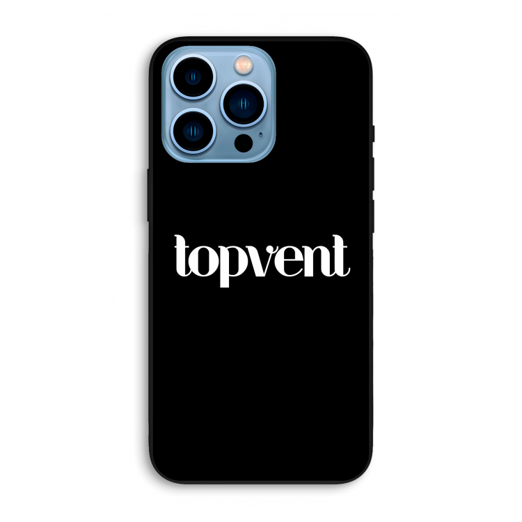 Topvent Zwart: iPhone 13 Pro Max Biologisch afbreekbaar hoesje