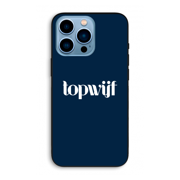 Topwijf Navy: iPhone 13 Pro Max Biologisch afbreekbaar hoesje