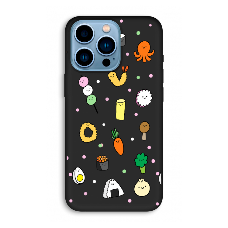 Happy bento friends: iPhone 13 Pro Max Biologisch afbreekbaar hoesje