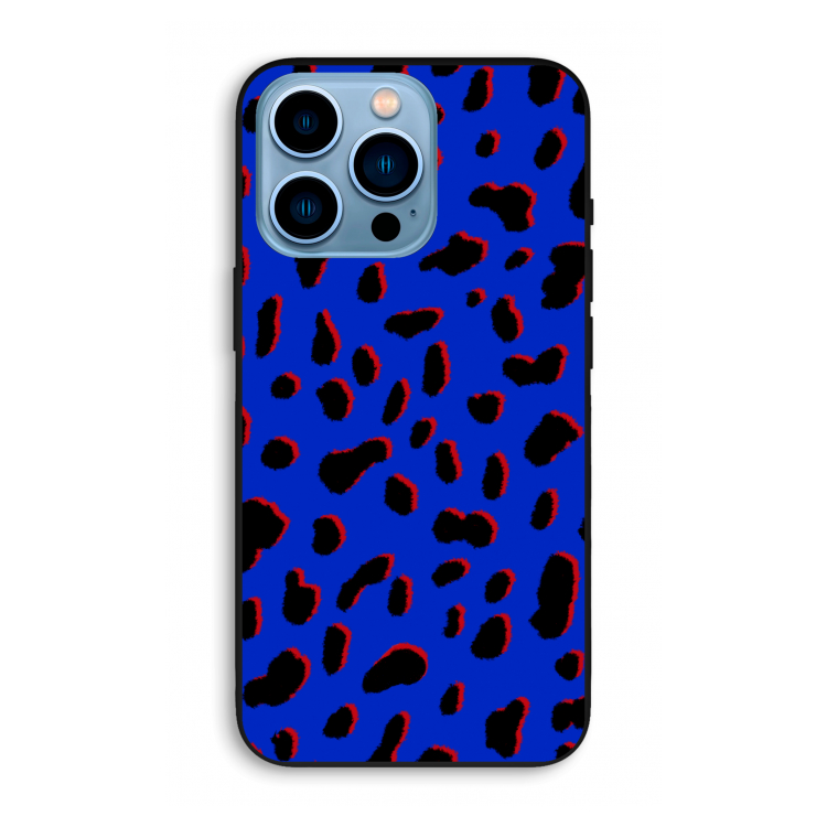 Blue Leopard: iPhone 13 Pro Max Biologisch afbreekbaar hoesje