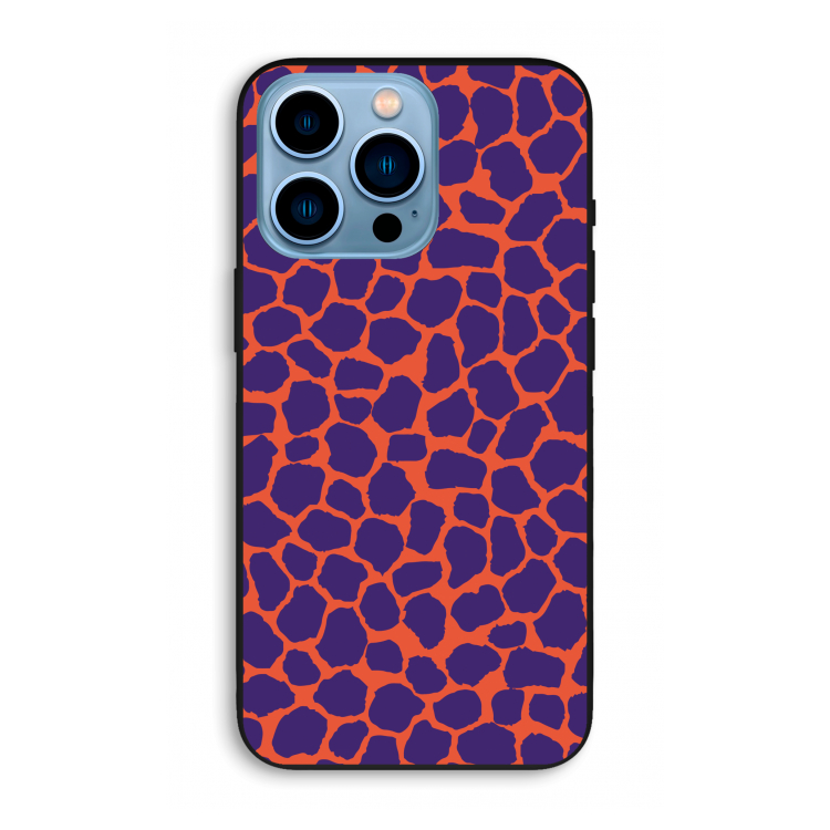 Purple Giraffe: iPhone 13 Pro Max Biologisch afbreekbaar hoesje