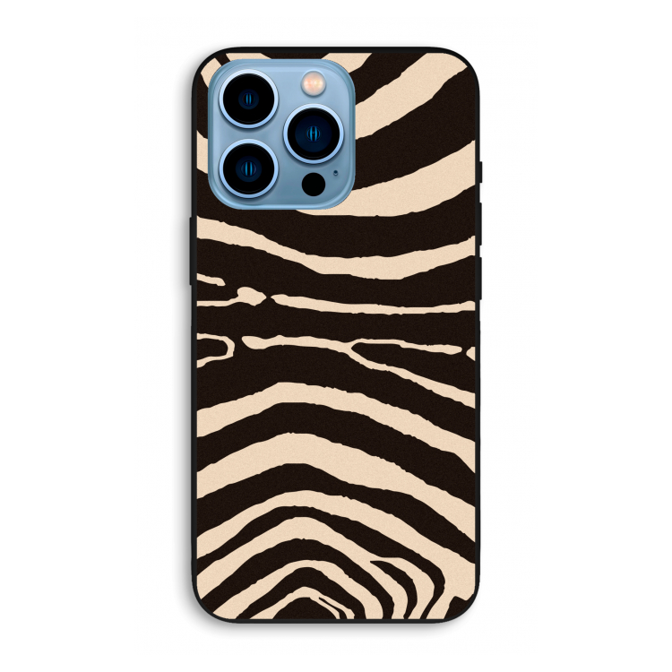 Arizona Zebra: iPhone 13 Pro Max Biologisch afbreekbaar hoesje