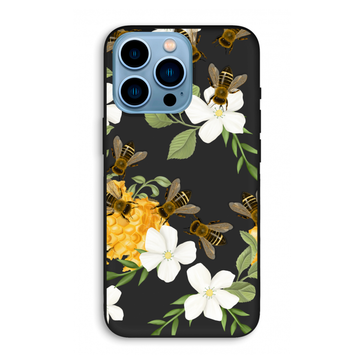 No flowers without bees: iPhone 13 Pro Max Biologisch afbreekbaar hoesje