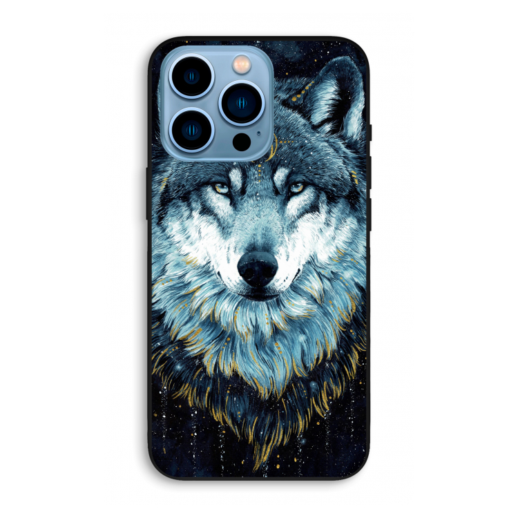 Darkness Wolf: iPhone 13 Pro Max Biologisch afbreekbaar hoesje