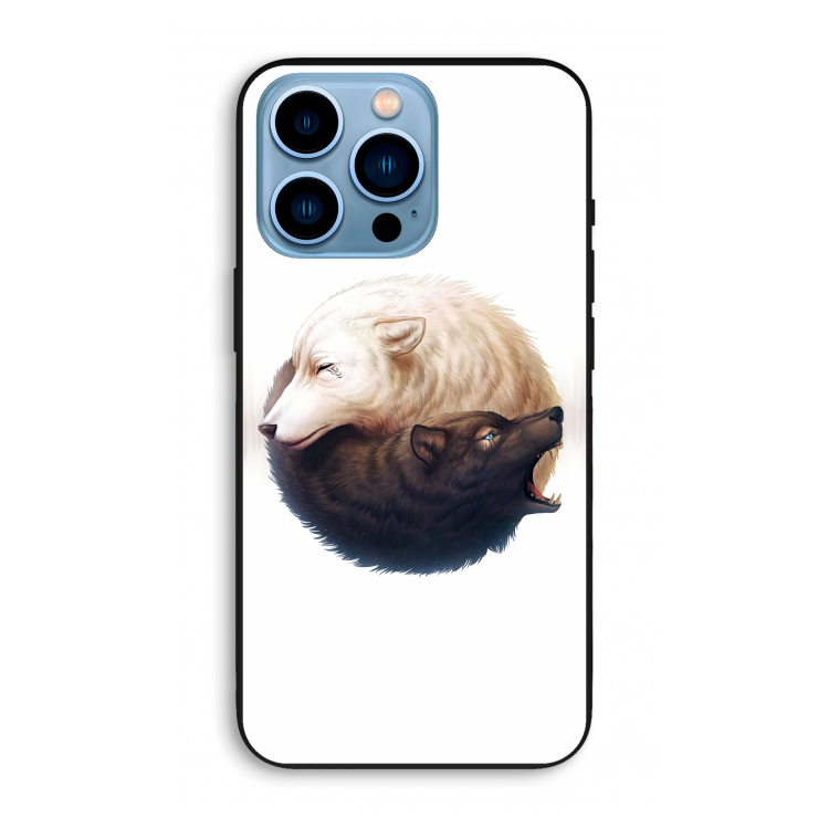 Yin Yang Wolves: iPhone 13 Pro Max Biologisch afbreekbaar hoesje