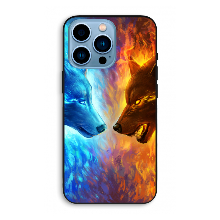 Fire & Ice: iPhone 13 Pro Max Biologisch afbreekbaar hoesje