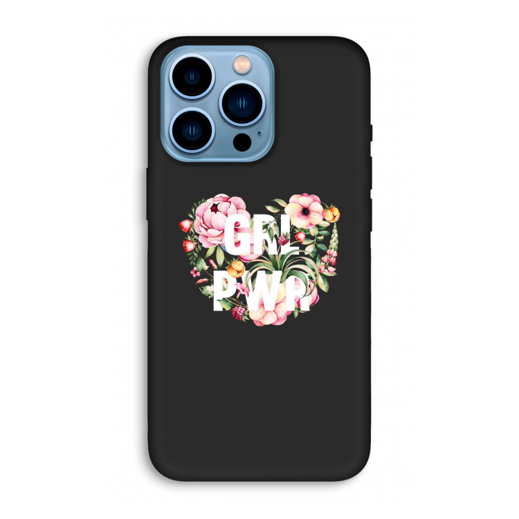 GRL PWR Flower: iPhone 13 Pro Max Biologisch afbreekbaar hoesje