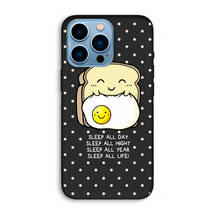 Sleep All Day: iPhone 13 Pro Max Biologisch afbreekbaar hoesje