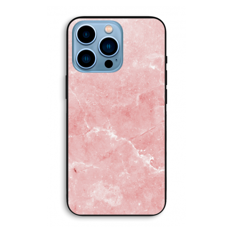 Roze marmer: iPhone 13 Pro Max Biologisch afbreekbaar hoesje