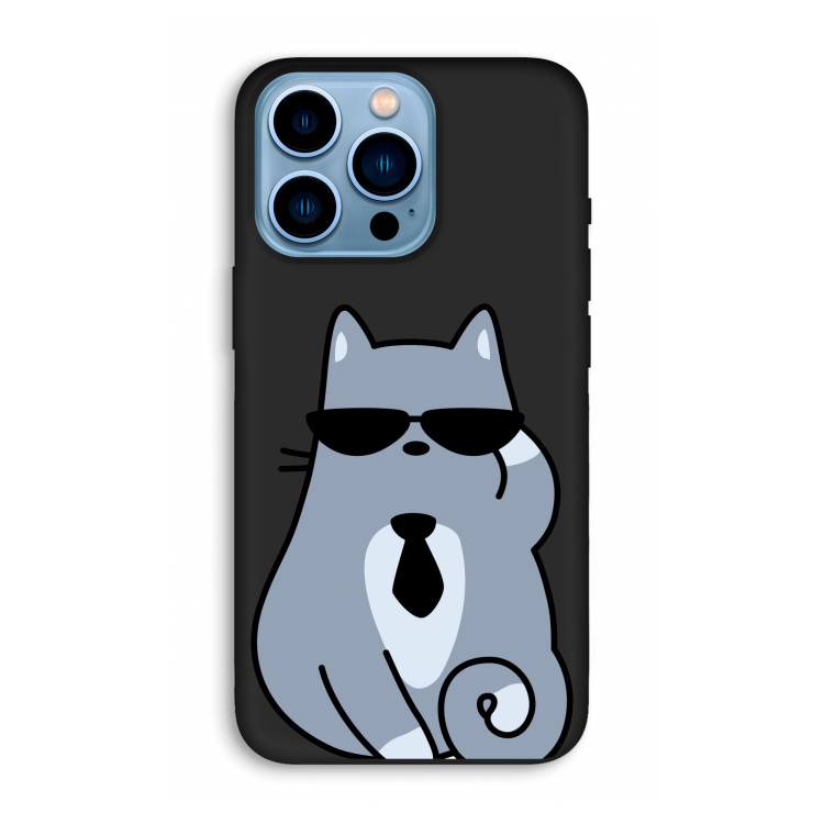 Cool cat: iPhone 13 Pro Max Biologisch afbreekbaar hoesje