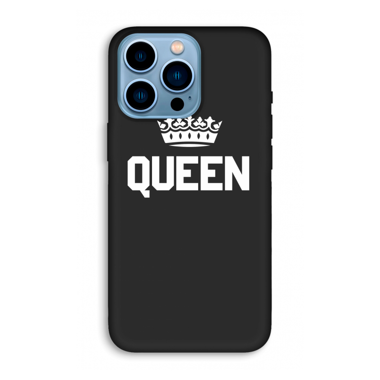 Queen zwart: iPhone 13 Pro Max Biologisch afbreekbaar hoesje