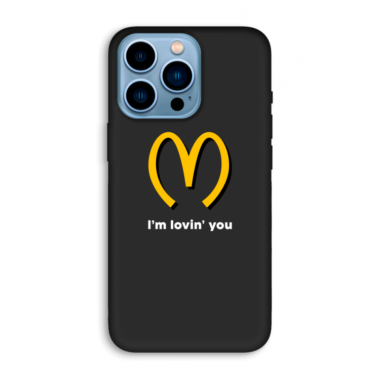 I'm lovin' you: iPhone 13 Pro Max Biologisch afbreekbaar hoesje