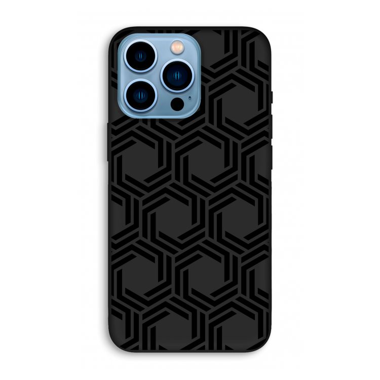 Geometrisch patroon: iPhone 13 Pro Max Biologisch afbreekbaar hoesje