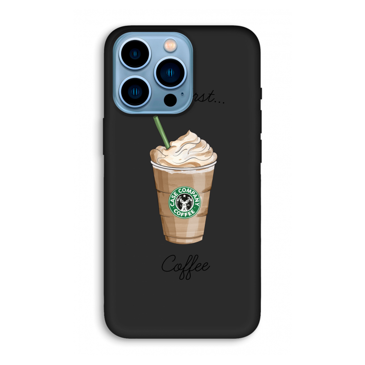 But first coffee: iPhone 13 Pro Max Biologisch afbreekbaar hoesje