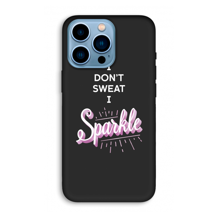 Sparkle quote: iPhone 13 Pro Max Biologisch afbreekbaar hoesje