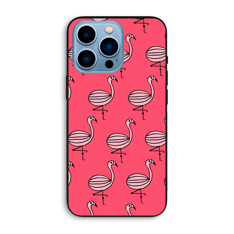 Flamingo: iPhone 13 Pro Max Biologisch afbreekbaar hoesje
