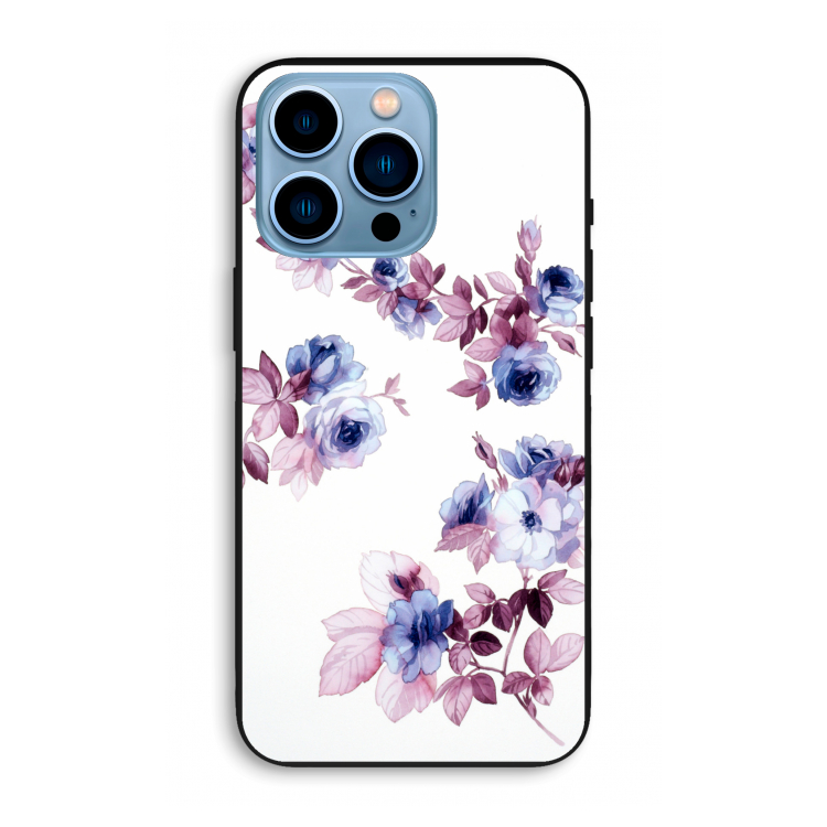 Waterverf bloemen: iPhone 13 Pro Max Biologisch afbreekbaar hoesje