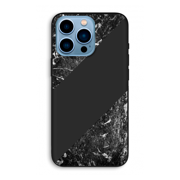 Zwart marmer: iPhone 13 Pro Max Biologisch afbreekbaar hoesje