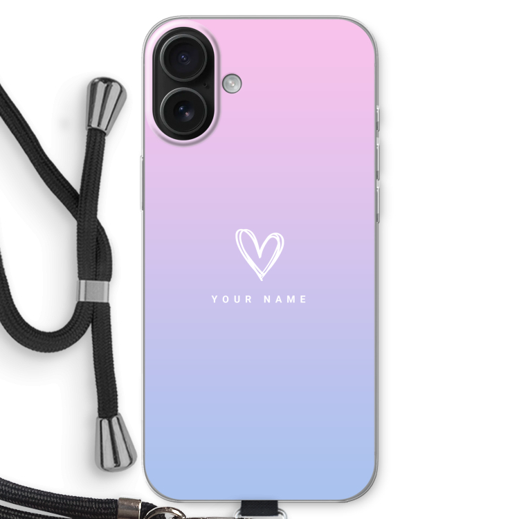 CaseCompany Transparentwithrope_hartjecustom_apple