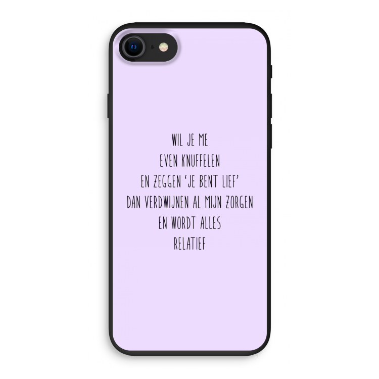 Relatief: iPhone 7 Biologisch afbreekbaar hoesje