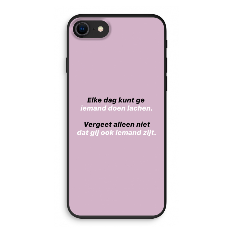 gij zijt ook iemand: iPhone 7 Biologisch afbreekbaar hoesje