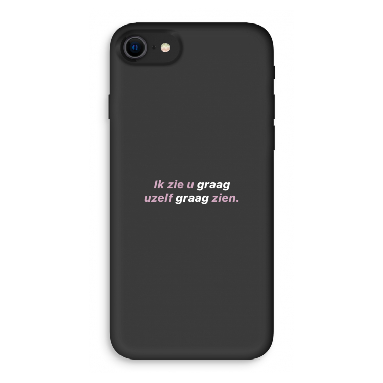 uzelf graag zien: iPhone 7 Biologisch afbreekbaar hoesje