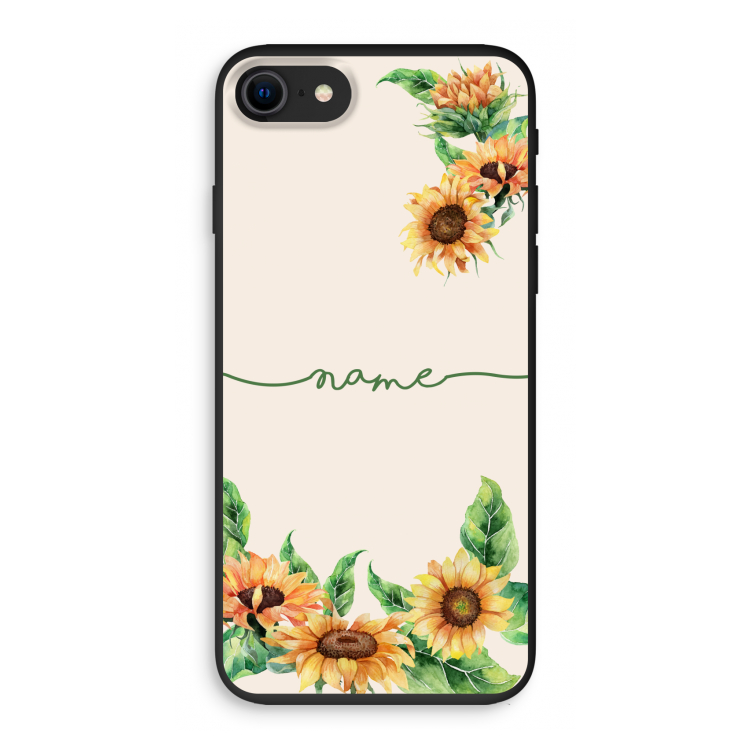 Zonnebloemen: iPhone 7 Biologisch afbreekbaar hoesje