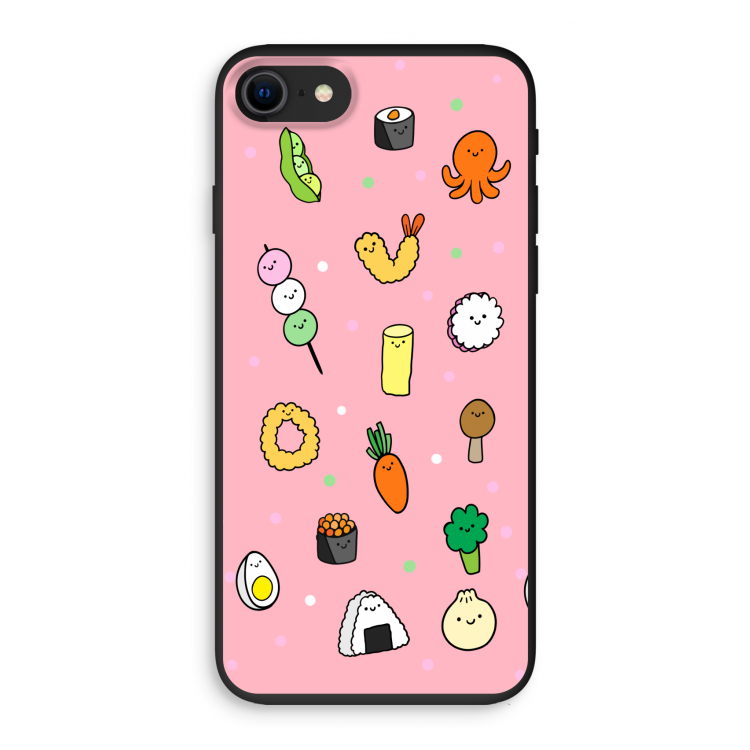 Happy bento friends: iPhone 7 Biologisch afbreekbaar hoesje