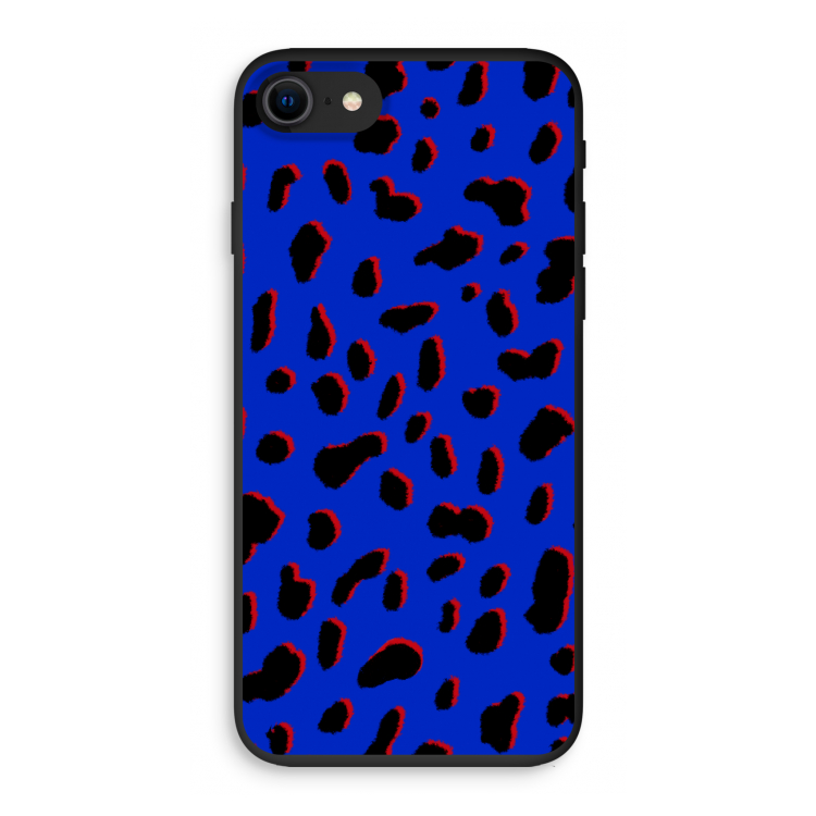 Blue Leopard: iPhone 7 Biologisch afbreekbaar hoesje