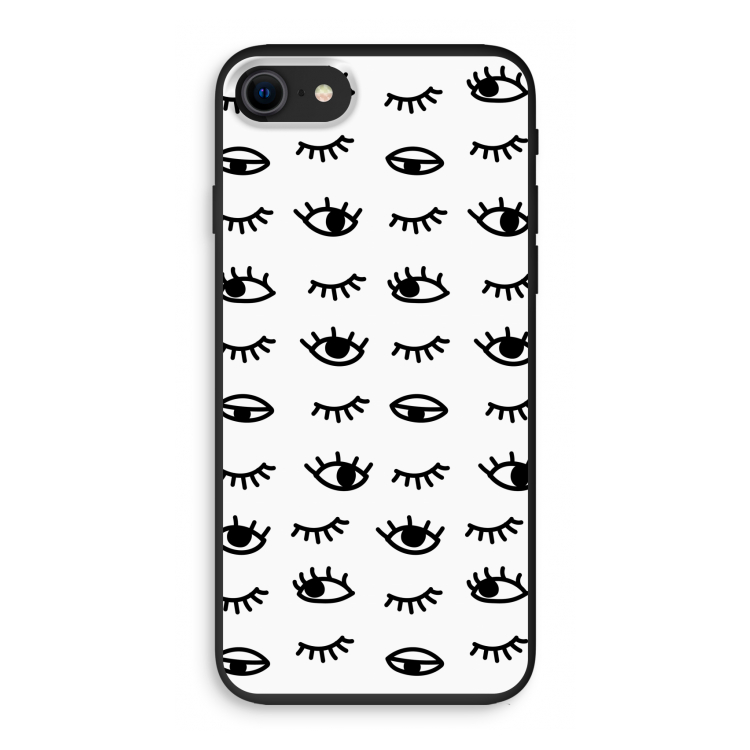Eye pattern #2: iPhone 7 Biologisch afbreekbaar hoesje