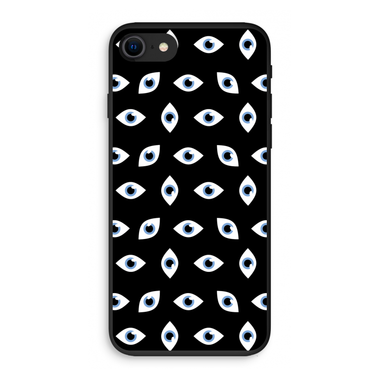 Eyes pattern: iPhone 7 Biologisch afbreekbaar hoesje