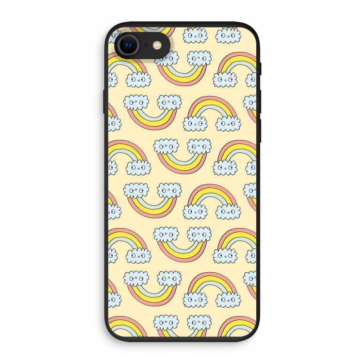 Regenboog: iPhone 7 Biologisch afbreekbaar hoesje