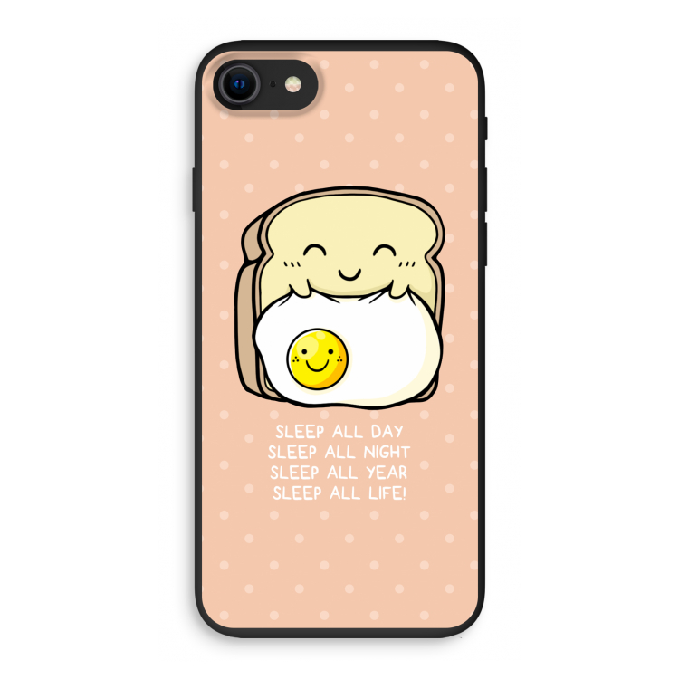 Sleep All Day: iPhone 7 Biologisch afbreekbaar hoesje