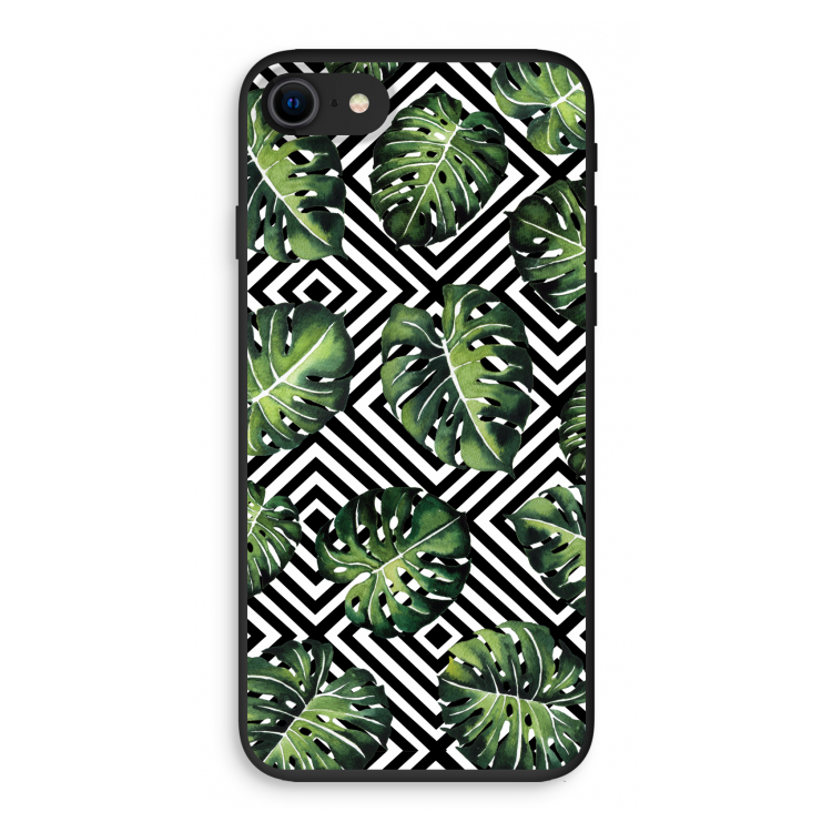 Geometrische jungle: iPhone 7 Biologisch afbreekbaar hoesje