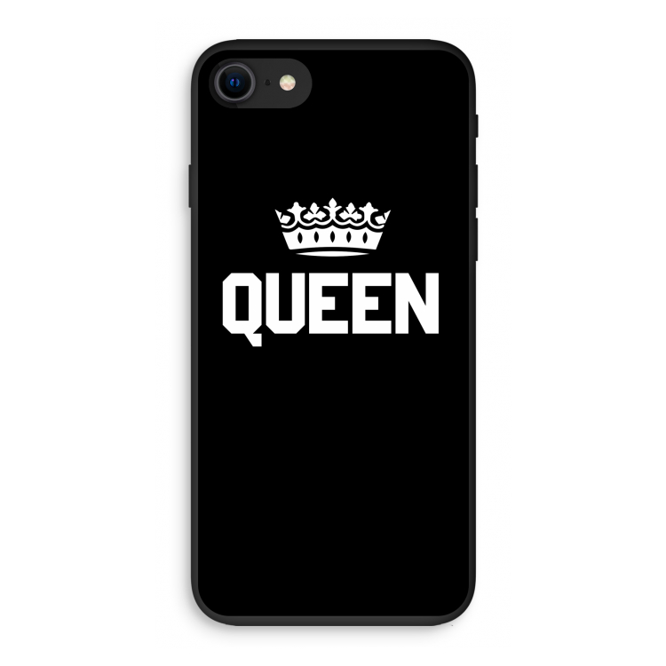 Queen zwart: iPhone 7 Biologisch afbreekbaar hoesje