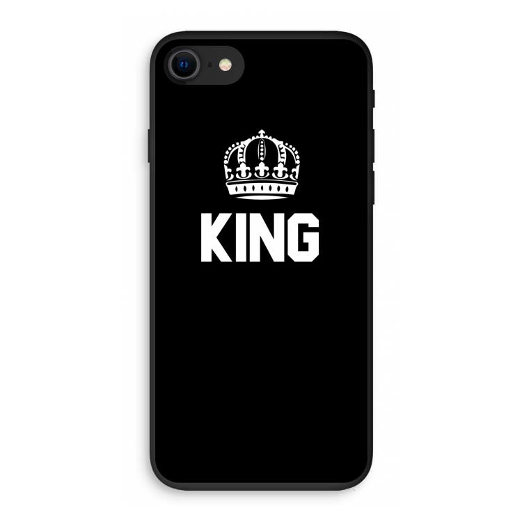 King zwart: iPhone 7 Biologisch afbreekbaar hoesje