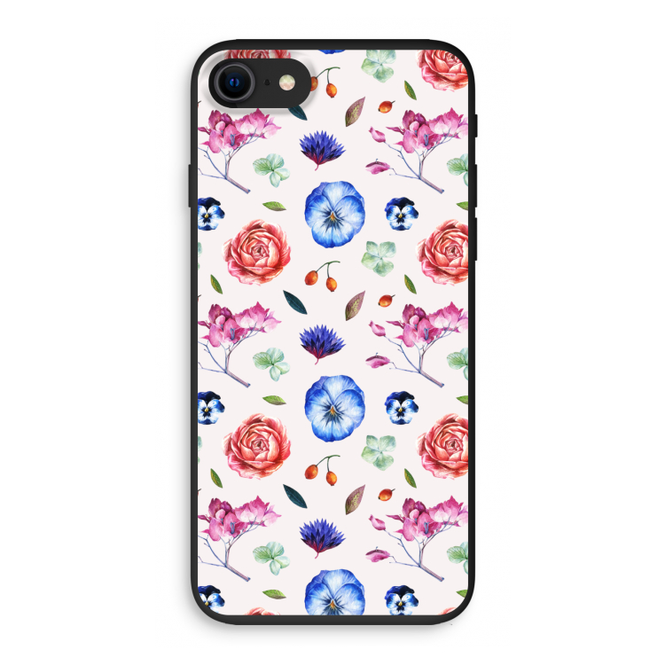 Bloemetjes: iPhone 7 Biologisch afbreekbaar hoesje