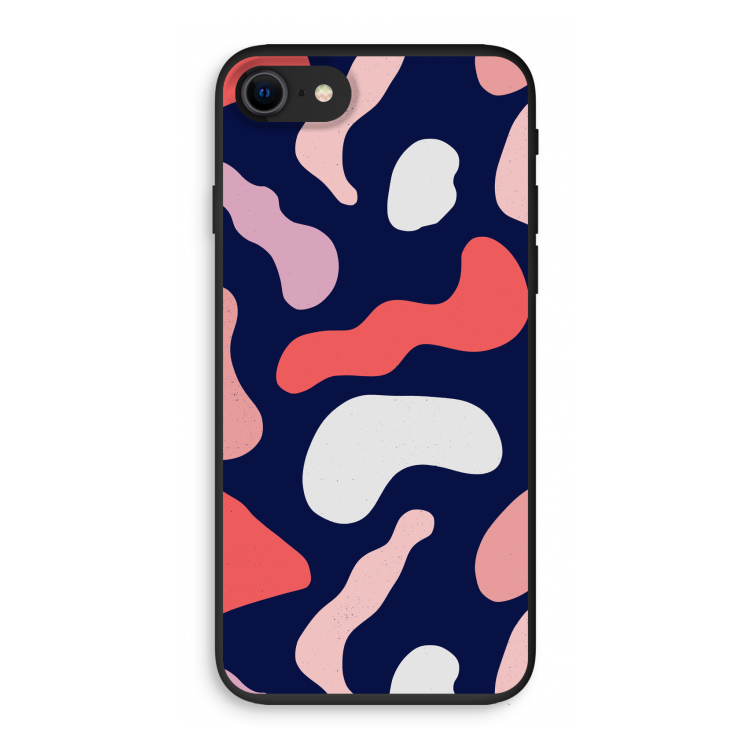 Memphis Shapes Pink: iPhone 7 Biologisch afbreekbaar hoesje
