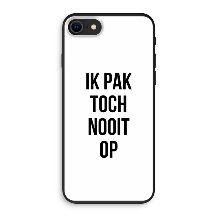Ik pak nooit op: iPhone 7 Biologisch afbreekbaar hoesje