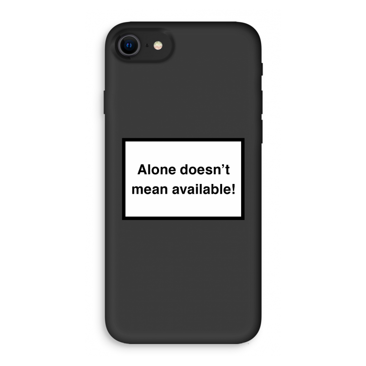 Alone: iPhone 7 Biologisch afbreekbaar hoesje