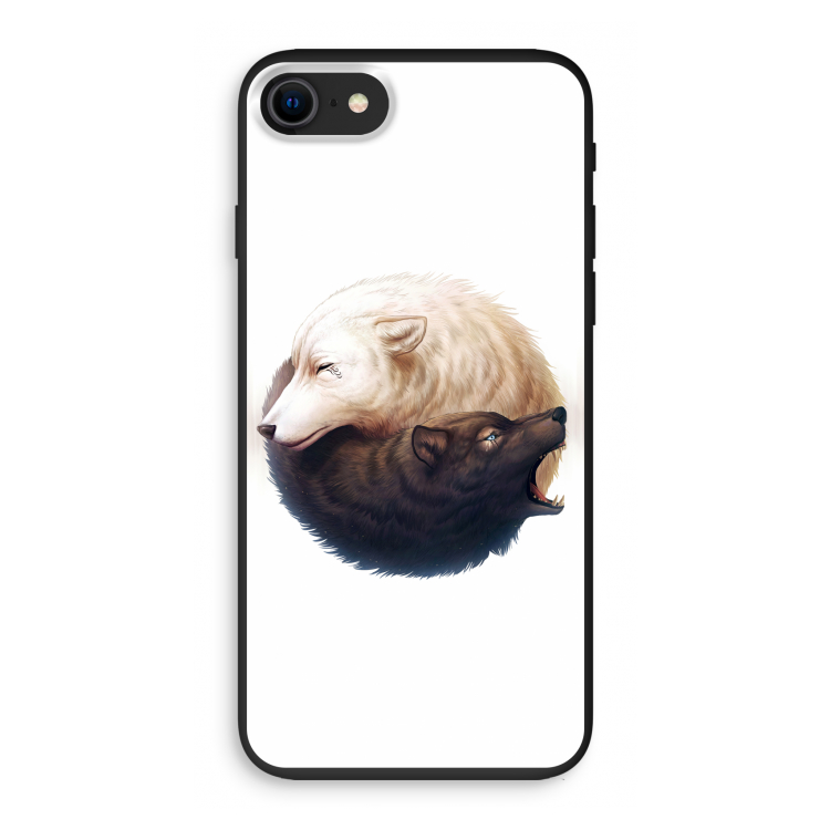 Yin Yang Wolves: iPhone 7 Biologisch afbreekbaar hoesje