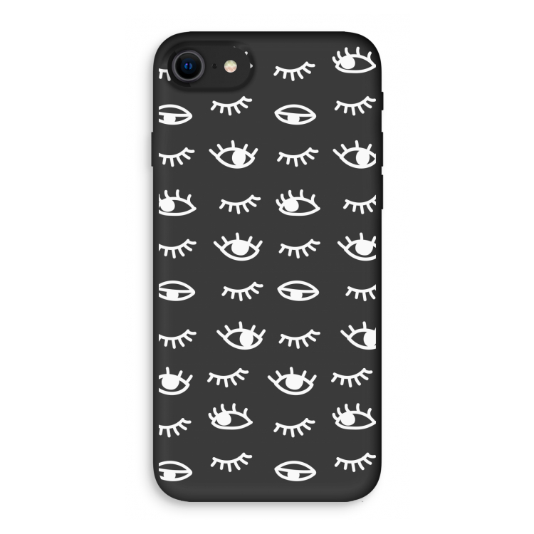 Eye pattern #3: iPhone 7 Biologisch afbreekbaar hoesje