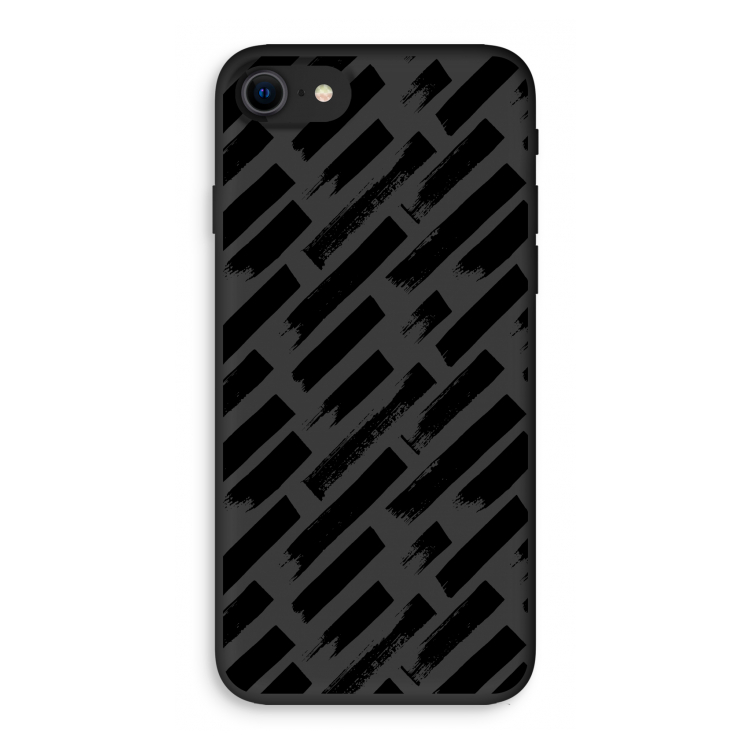 Zwarte vegen: iPhone 7 Biologisch afbreekbaar hoesje