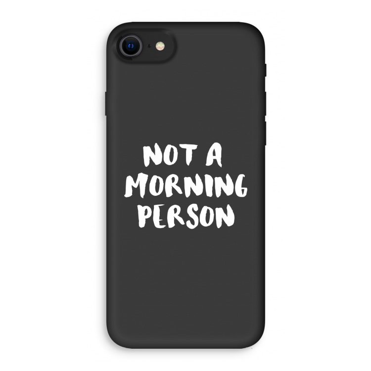 Morning person: iPhone 7 Biologisch afbreekbaar hoesje