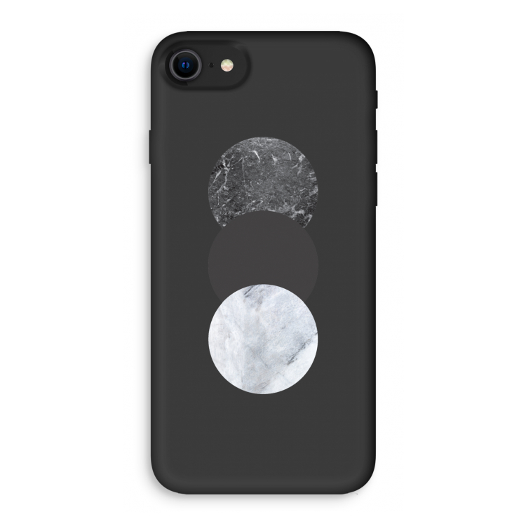 Marmeren cirkels: iPhone 7 Biologisch afbreekbaar hoesje