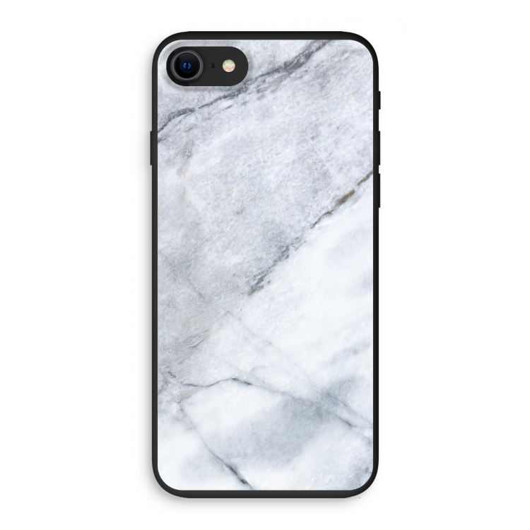 Witte marmer: iPhone 7 Biologisch afbreekbaar hoesje