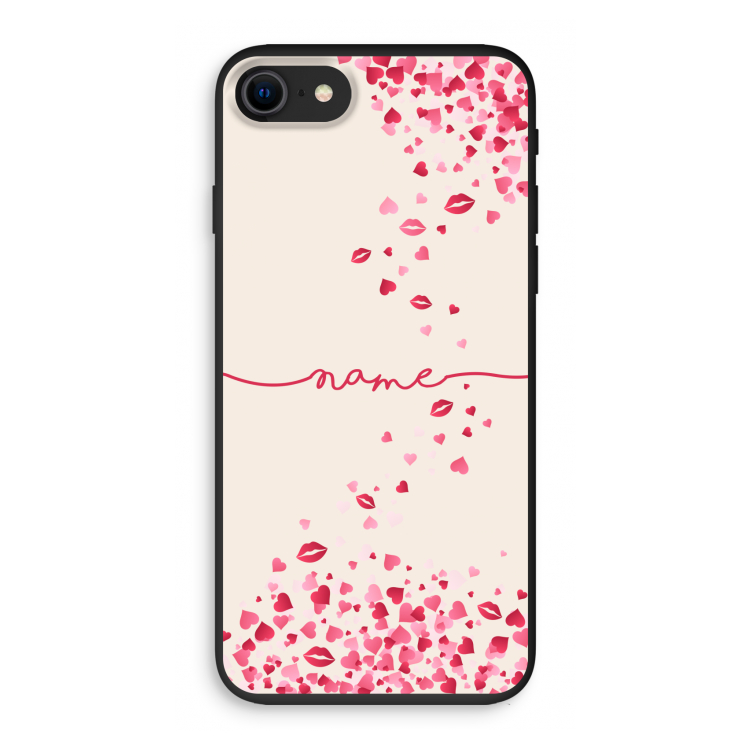 Hartjes en kusjes: iPhone 8 Biologisch afbreekbaar hoesje