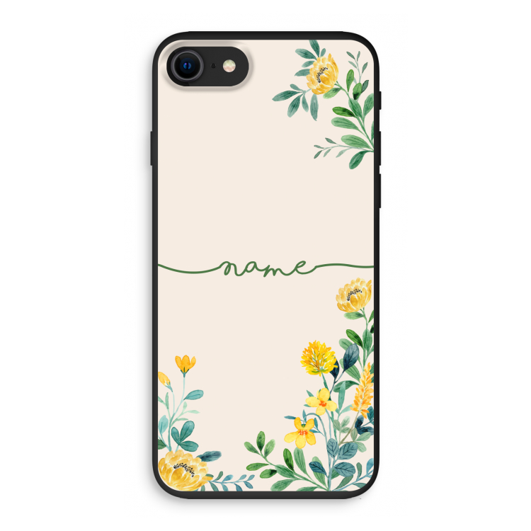Gele bloemen: iPhone 8 Biologisch afbreekbaar hoesje