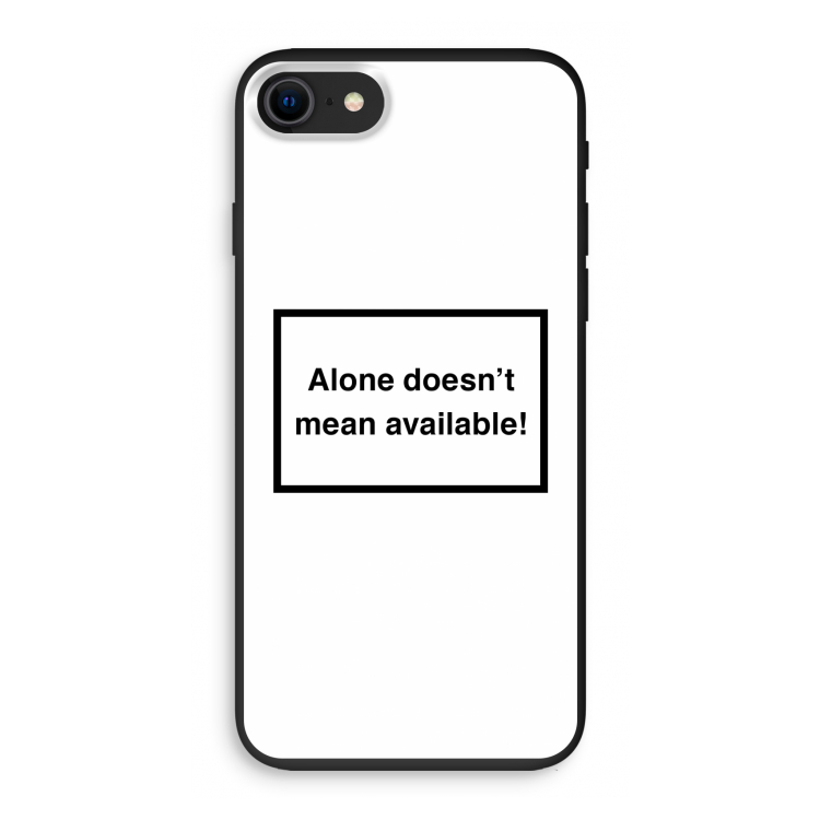 Alone: iPhone 8 Biologisch afbreekbaar hoesje